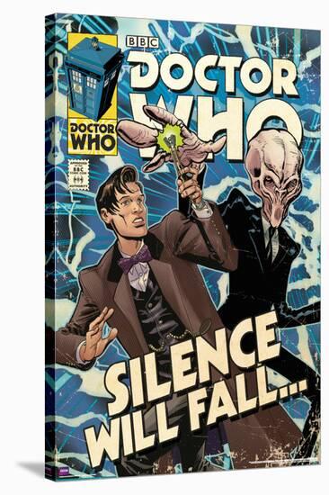 Doctor Who-Silence Will Fall Comic Cover-null-Stretched Canvas