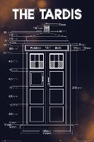 Doctor Who - Tardis Plans-null-Lamina Framed Poster