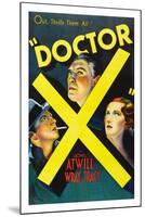 Doctor X-null-Mounted Art Print