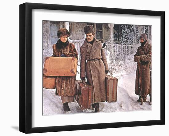 Doctor Zhivago, Julie Christie, Omar Sharif, 1965-null-Framed Photo