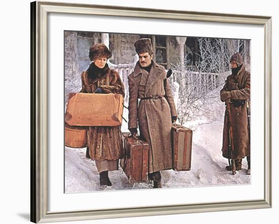 Doctor Zhivago, Julie Christie, Omar Sharif, 1965-null-Framed Photo