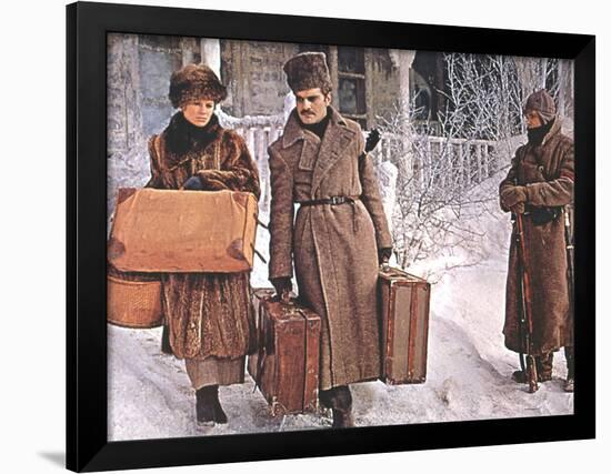 Doctor Zhivago, Julie Christie, Omar Sharif, 1965-null-Framed Photo