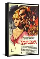 Doctor Zhivago, Spanish Movie Poster, 1965-null-Framed Stretched Canvas