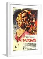 Doctor Zhivago, Spanish Movie Poster, 1965-null-Framed Art Print