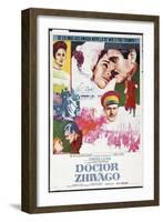 Doctor Zhivago, Spanish Movie Poster, 1965-null-Framed Art Print