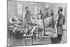 Doctors and Nurses Attending to Patients-null-Mounted Giclee Print