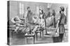 Doctors and Nurses Attending to Patients-null-Stretched Canvas