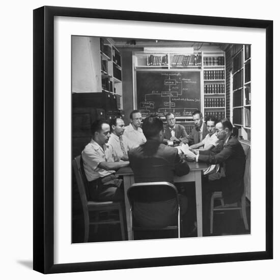 Doctors and Researchers Studying Interaction of Body Chemistry under Stress-null-Framed Photographic Print