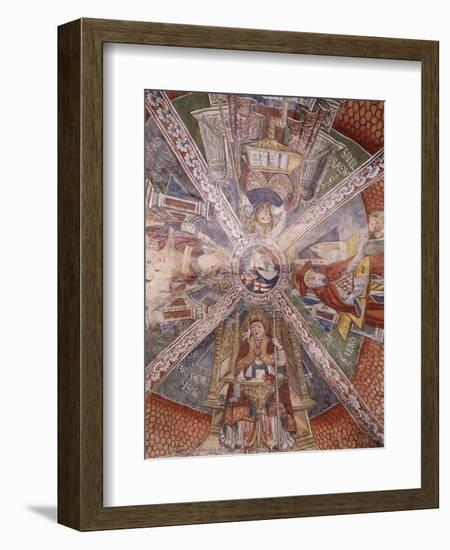 Doctors of Church, Fresco-Gaudenzio Ferrari-Framed Giclee Print