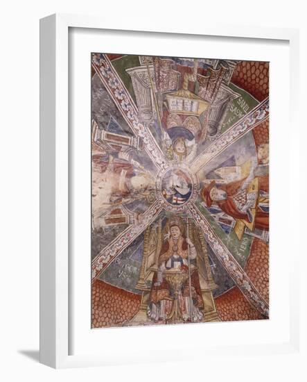 Doctors of Church, Fresco-Gaudenzio Ferrari-Framed Giclee Print