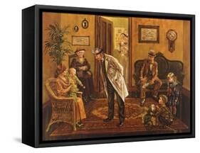 Doctors Office-Lee Dubin-Framed Stretched Canvas