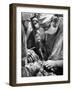 Doctors Performing a Perfusion Operation for Treatment of Cancer-null-Framed Photographic Print