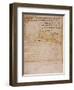 Document Constituting the Proclamation of the Louisiana Purchase, Dated 1803-null-Framed Giclee Print