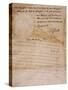 Document Constituting the Proclamation of the Louisiana Purchase, Dated 1803-null-Stretched Canvas