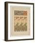 Documents Decoratifs: Oriental Poppies (Colour Litho)-Alphonse Marie Mucha-Framed Giclee Print