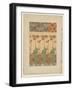 Documents Decoratifs: Oriental Poppies (Colour Litho)-Alphonse Marie Mucha-Framed Giclee Print