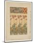 Documents Decoratifs: Oriental Poppies (Colour Litho)-Alphonse Marie Mucha-Mounted Giclee Print