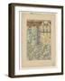 Documents Decoratifs: Sweet Peas (Colour Litho)-Alphonse Marie Mucha-Framed Giclee Print