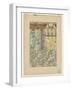 Documents Decoratifs: Sweet Peas (Colour Litho)-Alphonse Marie Mucha-Framed Giclee Print