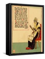 Doddering Old Woman Recounts The Days When She Was Young-Walter Crane-Framed Stretched Canvas
