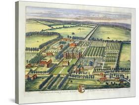 Doddington in the County of Lincoln Engraved by Johannes Kip (C.1652-1722)-Leonard Knyff-Stretched Canvas