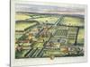 Doddington in the County of Lincoln Engraved by Johannes Kip (C.1652-1722)-Leonard Knyff-Stretched Canvas