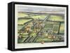 Doddington in the County of Lincoln Engraved by Johannes Kip (C.1652-1722)-Leonard Knyff-Framed Stretched Canvas