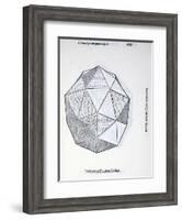 Dodecaedron Elevatum Solidum, Illustration from 'Divina Proportione' by Luca Pacioli…-Leonardo da Vinci-Framed Giclee Print