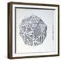 Dodecaedron Elevatum Vacuum, Illustration from 'Divina Proportione' by Luca Pacioli…-Leonardo da Vinci-Framed Giclee Print