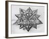 Dodecahedron, from "De Divina Proportione" by Luca Pacioli, Published 1509, Venice-Leonardo da Vinci-Framed Giclee Print