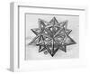 Dodecahedron, from "De Divina Proportione" by Luca Pacioli, Published 1509, Venice-Leonardo da Vinci-Framed Premium Giclee Print