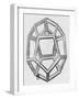 Dodecahedron, from "De Divina Proportione" by Luca Pacioli, Published 1509, Venice-Leonardo da Vinci-Framed Giclee Print