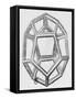 Dodecahedron, from "De Divina Proportione" by Luca Pacioli, Published 1509, Venice-Leonardo da Vinci-Framed Stretched Canvas