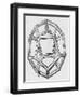 Dodecahedron, from "De Divina Proportione" by Luca Pacioli, Published 1509, Venice-Leonardo da Vinci-Framed Giclee Print