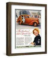 Dodge Automobile Ad, 1936-null-Framed Giclee Print