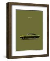 Dodge Charger-Mark Rogan-Framed Art Print