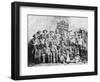 Dodge City Cow-Boy Band with Instruments Photograph - St. Louis, MO-Lantern Press-Framed Art Print