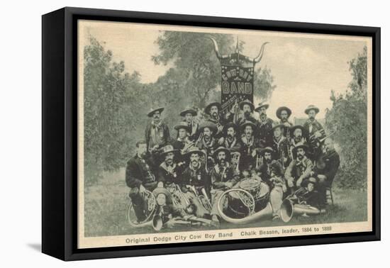Dodge City Cowboy Band-null-Framed Stretched Canvas