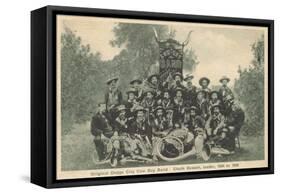 Dodge City Cowboy Band-null-Framed Stretched Canvas