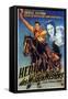 Dodge City, German Movie Poster, 1939-null-Framed Stretched Canvas