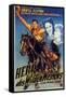 Dodge City, German Movie Poster, 1939-null-Framed Stretched Canvas