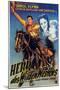 Dodge City, German Movie Poster, 1939-null-Mounted Art Print