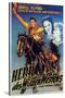 Dodge City, German Movie Poster, 1939-null-Stretched Canvas