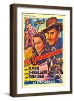 Dodge City, Spanish Movie Poster, 1939-null-Framed Art Print