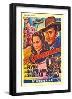 Dodge City, Spanish Movie Poster, 1939-null-Framed Art Print