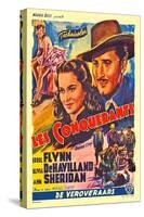Dodge City, Spanish Movie Poster, 1939-null-Stretched Canvas