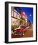 Dodge Classic Car on Collins Avenue, Miami Beach in Miami, Florida, USA-null-Framed Art Print