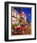 Dodge Classic Car on Collins Avenue, Miami Beach in Miami, Florida, USA-null-Framed Art Print