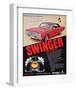 Dodge Dart Swinger 340-null-Framed Art Print