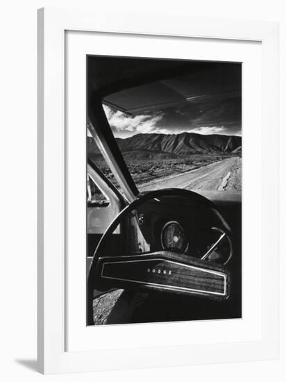 Dodge's Wheel (Death Valley, California, 1977)-Jean-Loup Sieff-Framed Art Print